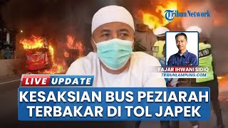 Bus Rombongan Santri Terbakar di Tol Japek, Seluruh Penumpang Selamat dan Dipulangkan ke Lampung