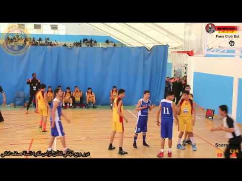 كرة السلة : مباراة الترجي الرياضي والنجم الرادسي صنف اداني