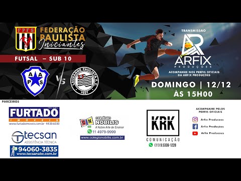 AA PORTUÁRIOS x LAUSANNE PAULISTA - FUTSAL SUB 10
