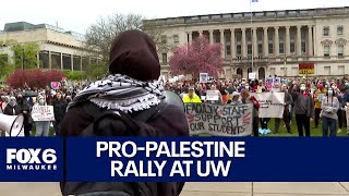 University of Wisconsin pro-Palestine rally | FOX6 News Milwaukee