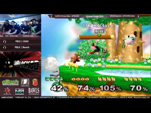 Landlocked (Melee) - Grand Finals: IPG | Kels + Drephen vs. Prince Abu + KJH
