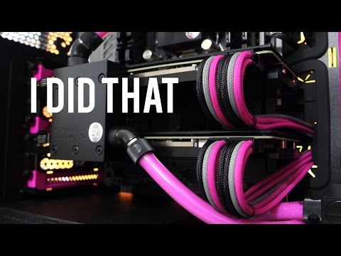 Custom Water Cooled Build Log 5 - Cable Sleeving: Will it Paint?
