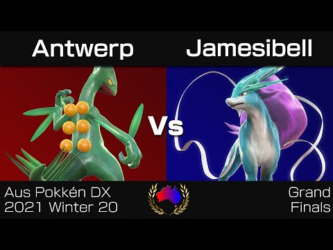 Aus Pokkén DX 2021 Winter 20 - Grand Finals: Antwerp (Sceptile) vs. Jamesibell (Suicune, Blastoise)