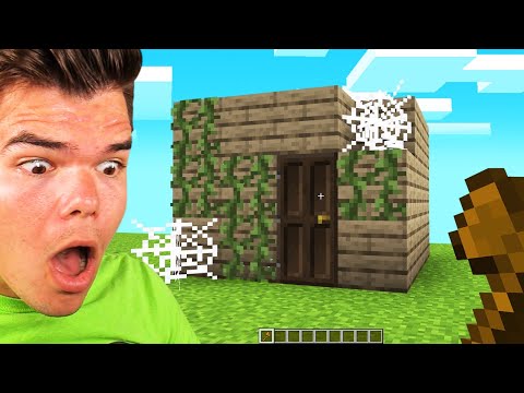 VISITING My 10 YEAR OLD MINECRAFT HOUSE!
