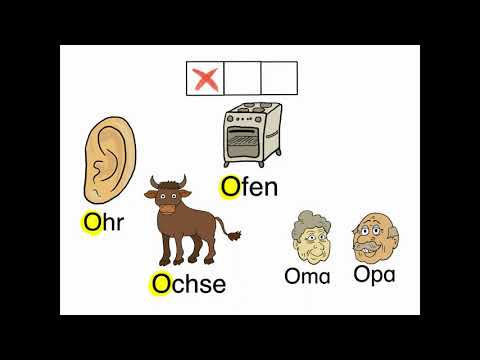 Wir lernen die Vokale kennen - O und o