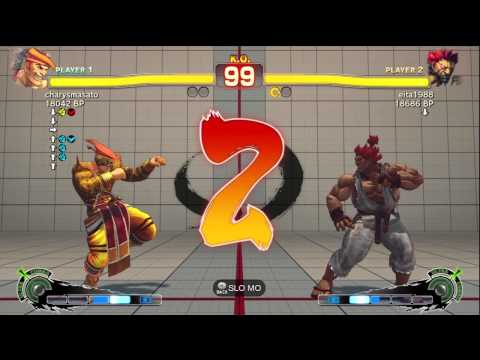 Eita [Gouki] vs charysmasato [Adon] SSF4 Japanese Online Ranked Matches - Xbox Live