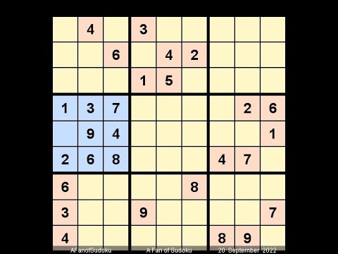 How to Solve The Hindu Sudoku Hard September 20, 2022