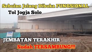 Download lagu THE LAST BRIDGE HAS BEEN FLOATED, THE JOGJA-SOLO FUNCTIONAL TOLL ROAD WILL BE OPENED UNTIL KALASA... mp3