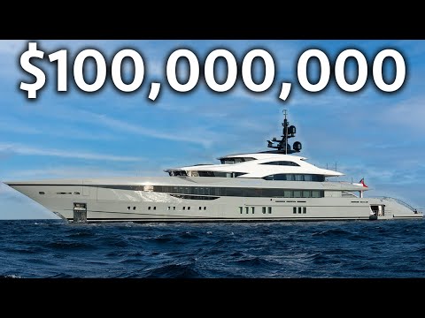 , title : 'Touring a $100,000,000 Brand New MEGAYACHT with 2 Swimming Pools'