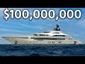 Touring a $100,000,000 Brand New MEGAYACHT with 2 Swimming Pools