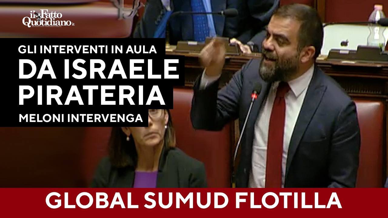 L'opposizione tuona contro Israele e il governo Meloni: "Contro Flotilla atto di pirateria"