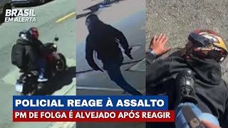 Policial reage a assalto e criminoso parte para ataque brutal no Morumbí | Brasil em Alerta