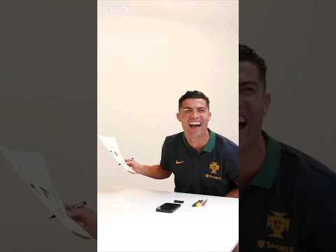 Cristiano Ronaldo & Pepe drawing 😆