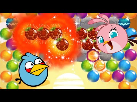 AB POP Angry Birds Level 378-380 game play hard level Win Win with high score!