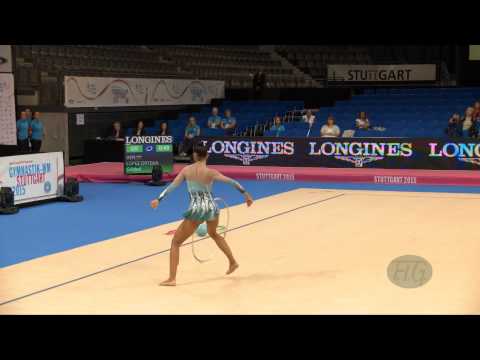 Grisbel LOPEZ ORTEGA (VEN) 2015 Rhythmic Worlds Stuttgart - Qualifications Hoop 9993