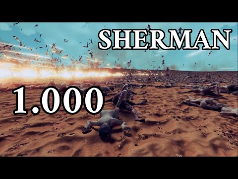 Sherman 1.000 Vs Zombie 1.500.000 Ultimate Epic Battle Simulator2 uebs 2