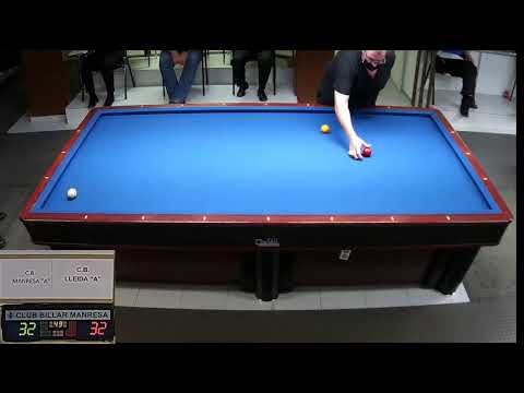 L. CATALANA 3 BANDAS 1ª DIV: CB MANRESA B (FRANCISCO HERNANDEZ)-CB LLEIDA(JAUME M. TORRES)