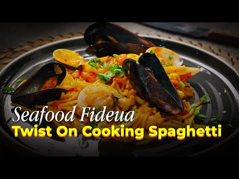 New And Exciting: Seafood Fideua: Unique Twist On Cooking Spaghetti ASMR