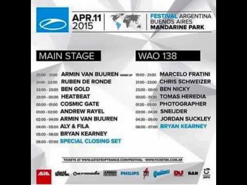Jordan Suckley - A State of Trance Festival Argentina, Who's Afraid of 138?! Area (11.04.2015)