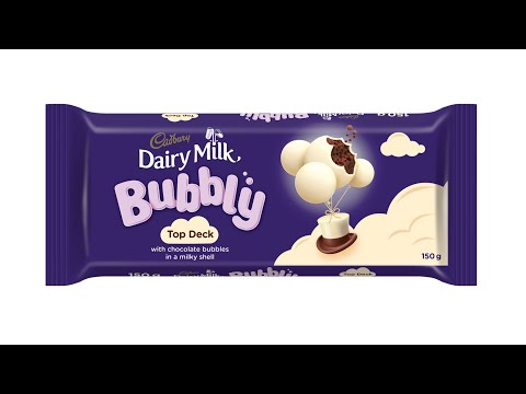 😍Cadbury Dairy Milk Bubbly Top Deck