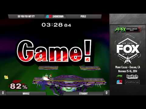 DYFWI Day 1 - Pools: Mikkuz (Fox) vs Straight (Yoshi)