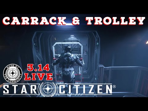 STAR CITIZEN - Carrack and Trolley - Can finally get it in! now just need a Gurney and Medical!