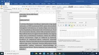 MS Word: normaallaadi muutmine