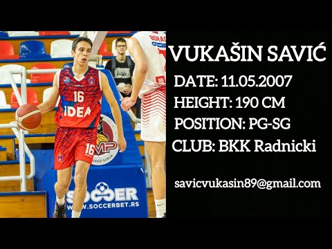 Vukašin Savić 2025 Idea JLS Season Highlights BKK Radnički