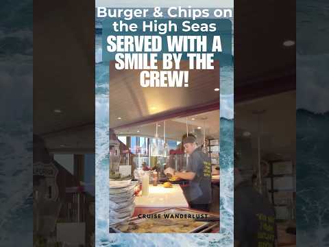 Thumbnail for Burger Bites & Chip Delights, Served by the Crew #cruiseexperiences #carnivalcruise