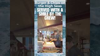Burger Bites & Chip Delights, Served by the Crew #cruiseexperiences #carnivalcruise