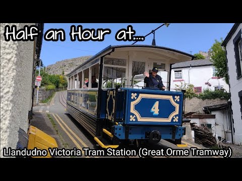 Half an Hour at (392) - Llandudno Victoria Tram Station 19.05.2022 - Great Orme Tramway Conwy