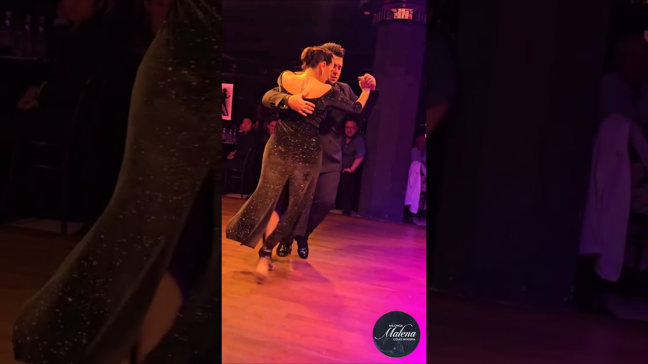 Cynthia Palacios & Sebastian Bolivar cerrando el mes aniversario de Milonga Malena!!