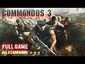 Commandos 3: Destination Berlin - Full Game / All Missions Complete Walkthrough Playthrough Longplay