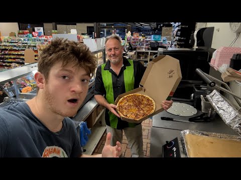 How To Make a Pizza At 7-Eleven! 
