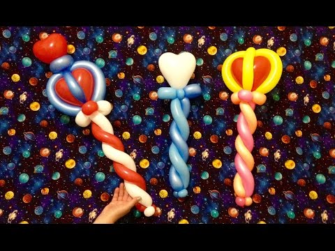 Easy Balloon Heart Wands