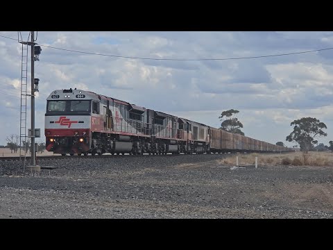 2PM9 SCT up "Dark Ghost" (SCT, SCT, CSR), Forrestfield to Laverton, 1515, 24/4/25, Dooen VIC