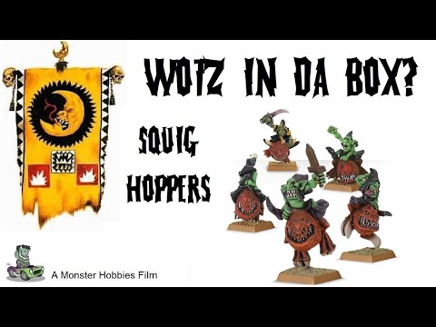 What's In The Box? - Night Goblin Squig Hoppers - A Model Kit Unboxing Video