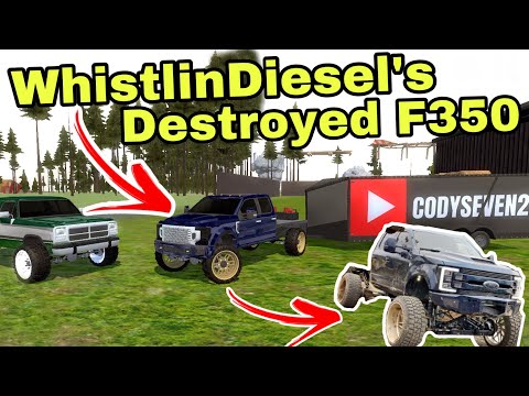 Offroad outlaws BUILDING WhistlinDiesel's DESTROYED F350!