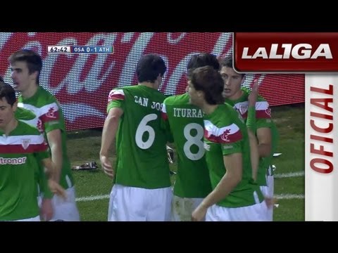 Gol de Susaeta (0-1) en el Osasuna - Athletic Club - HD