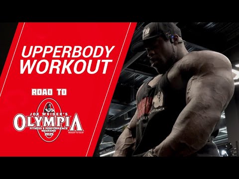 Brandon Curry Upper Body Workout | Olympia 2025 Training Tips & Chest, Back, Shoulders
