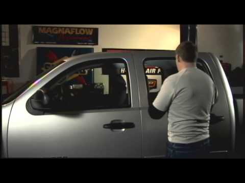 2011 Chevy Silverado AVS In Channel Vent Shade Installation