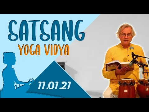 Satsang + Meditation, Mantren und Kirtan mit Sukadev - Yoga Vidya Ashram Live 7:00 - 11.01.2021