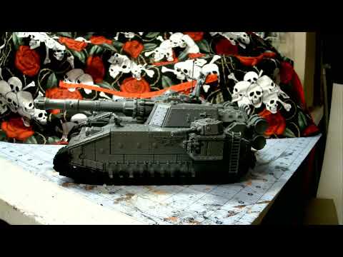 ShadowSword from assembled tank to painted tank.