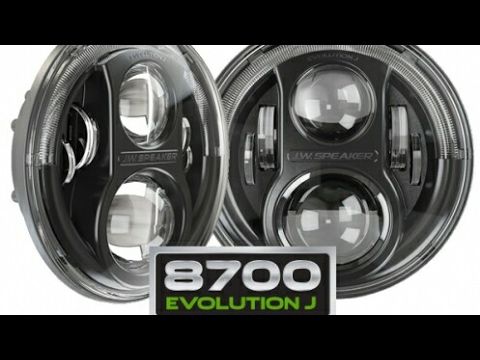 Installing JW SPEAKER 8700 Evolution J led headlights in a Jeep Wrangler JK