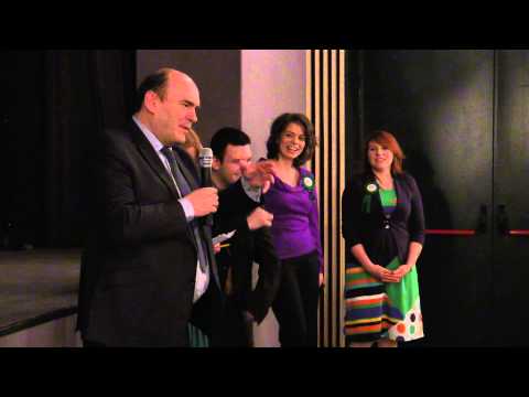 Premiera filmului "Ba se poate!" la Bucuresti - introducere Stanislas Pierret - 12 feb 2014