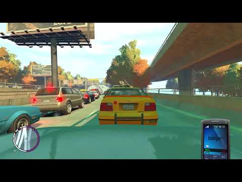 GTA 4 and EFLC Joyride: Driving trough the Highway/Expressway in Liberty City (EZ Pass and CASH)