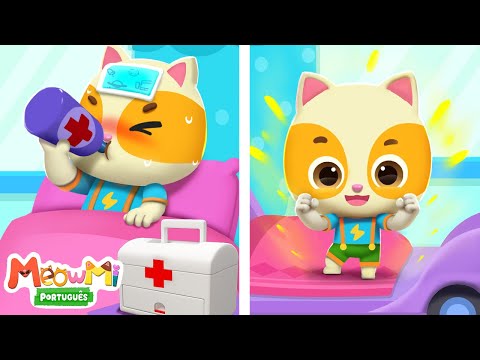 🐱 Show da Família Gato - Tome o Remédio e Mande os Germes Embora 💪