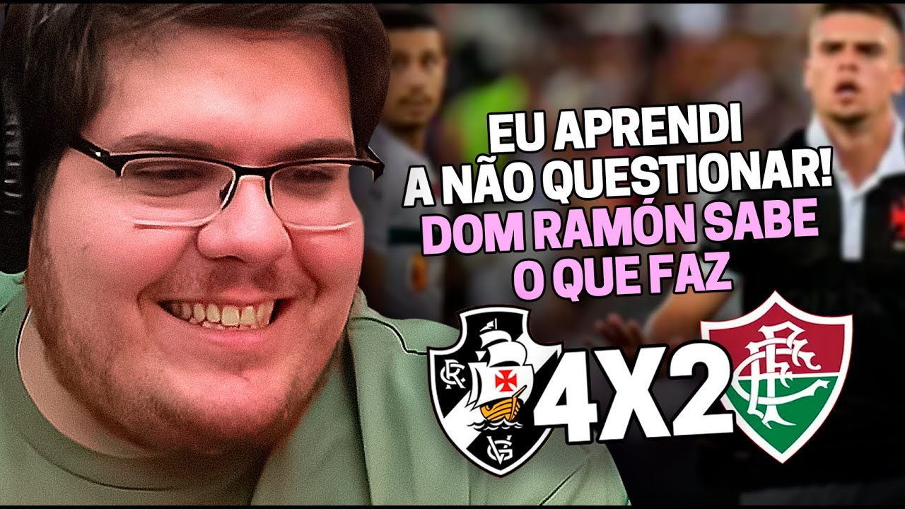 CASIMIRO REAGE: VASCO 4 X 2 FLUMINENSE PELO BRASILEIRÃO 2023 | Cortes do Casimito