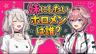 鷹嶺ルイが兄について暴露！獅白ぼたんの時が止まったw【獅白ぼたん／鷹嶺ルイ】