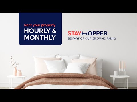 Rent your property Hourly or Monthly with Stayhopper
